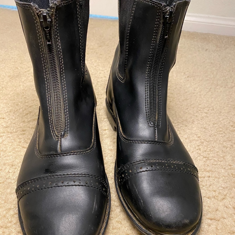 Ladies starter Front Zip paddock boots